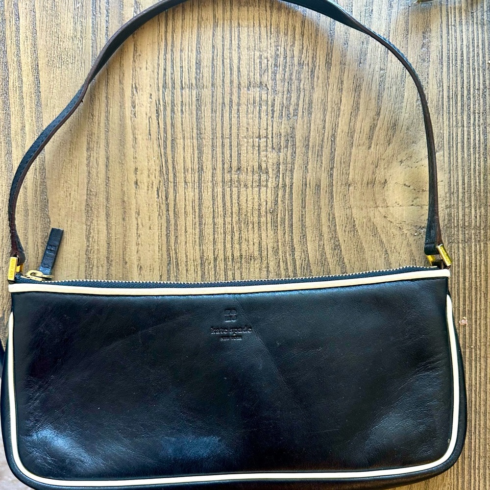 Kate Spade clutch, black, gently used